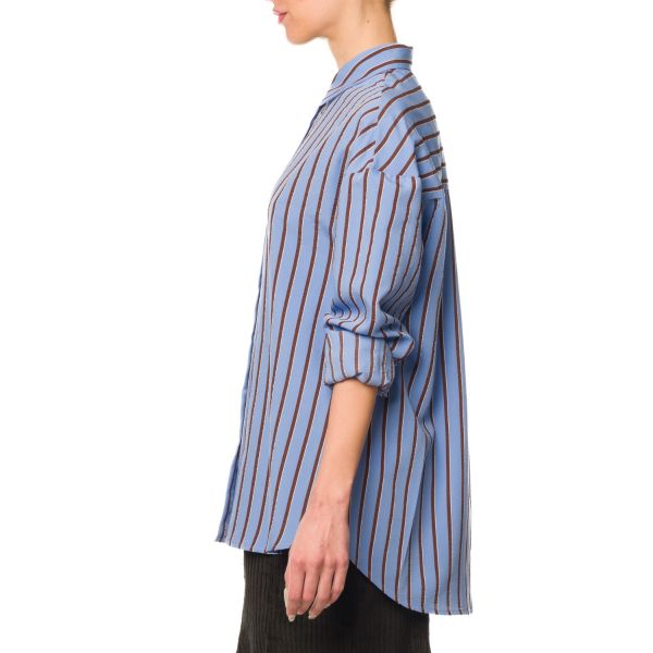 Stella Jean CAMICIA A RIGHE Vendita Calda