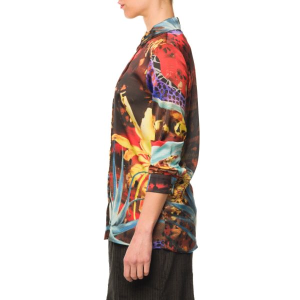 Stella Jean ANIMAL-PRINT SHIRT Saldi Di Fabbrica