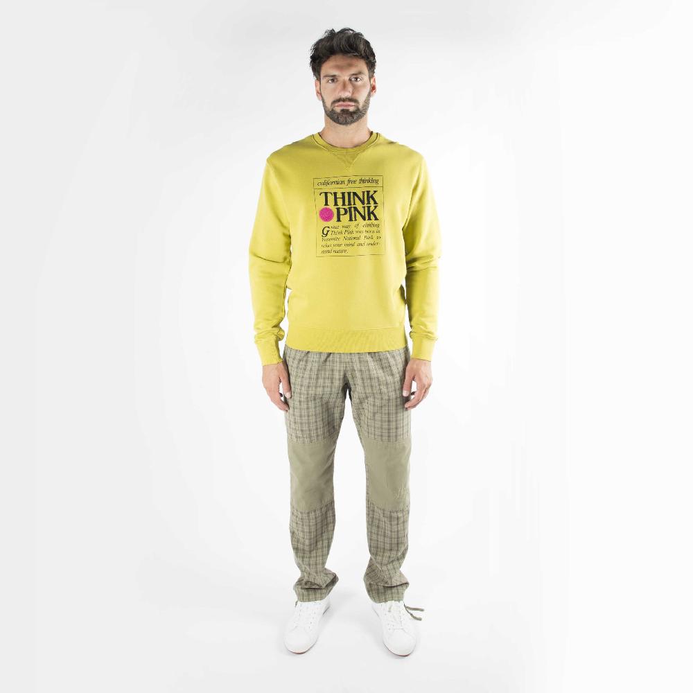 Think Pink Felpa Uomo Girocollo ss2000 Nuovo