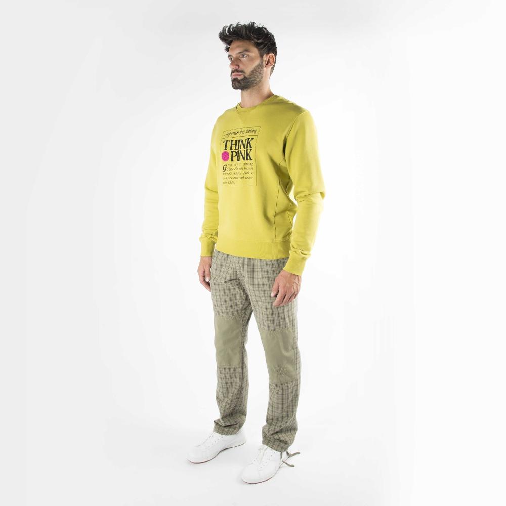Think Pink Felpa Uomo Girocollo ss2000 Nuovo