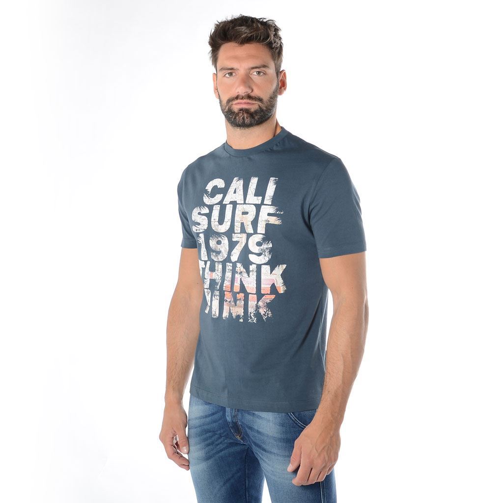 Think Pink T-shirt Uomo Manica Corta ss1915 Prezzo Ridotto