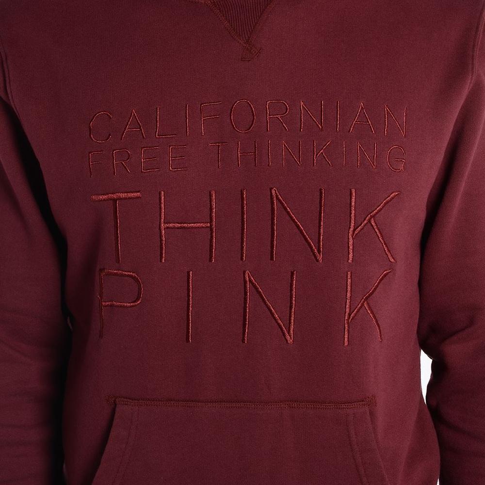 Think Pink Felpa Uomo con Cappuccio fw1802 Offerte