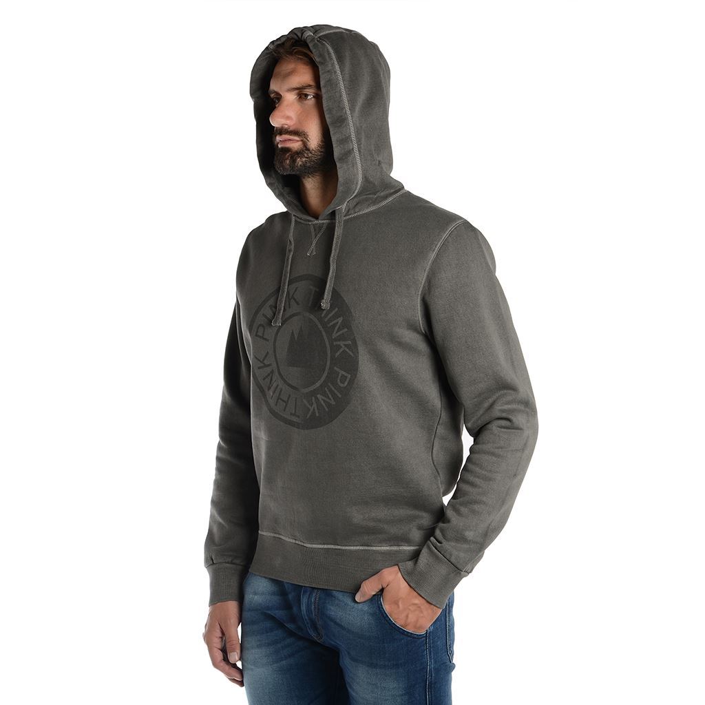 Think Pink Felpa Uomo con Cappuccio fw1805 Vendita Calda
