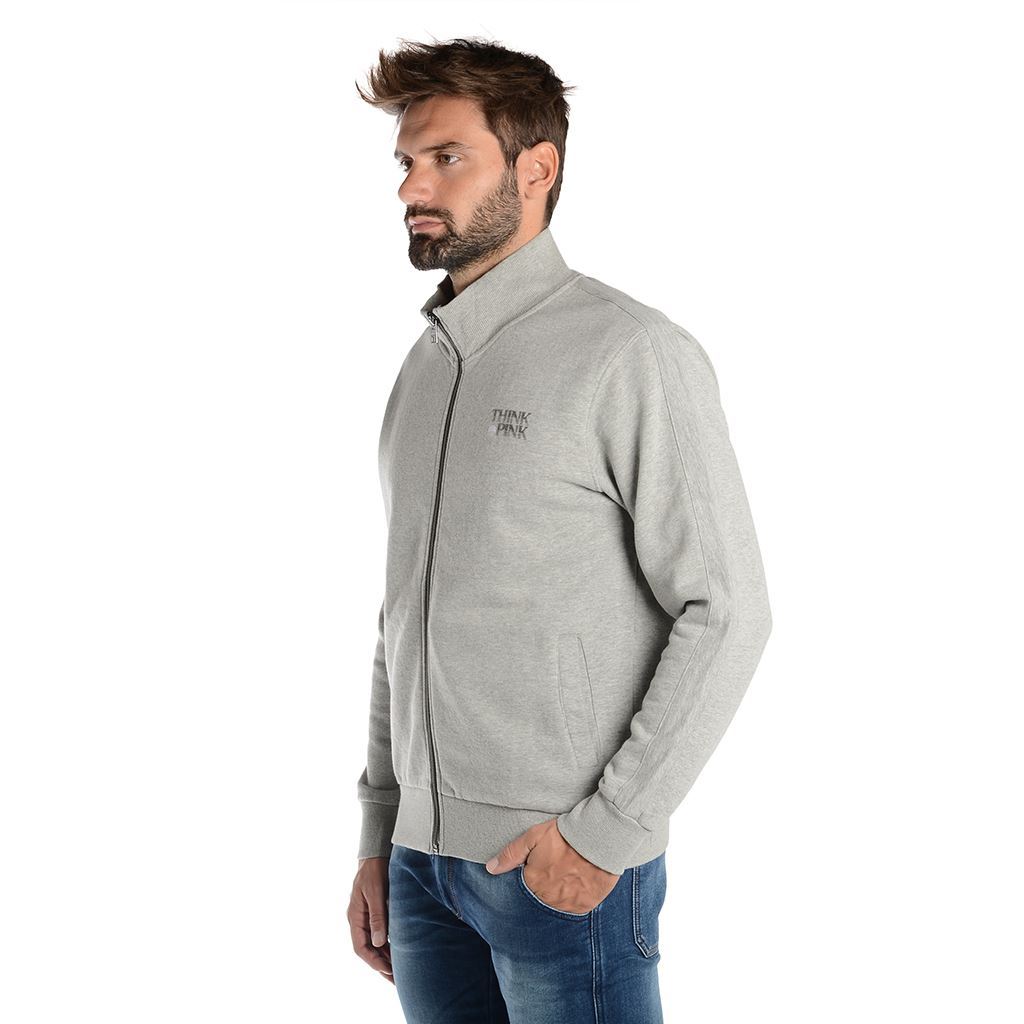 Think Pink Felpa Uomo Zip fw1811 Vendita Economica