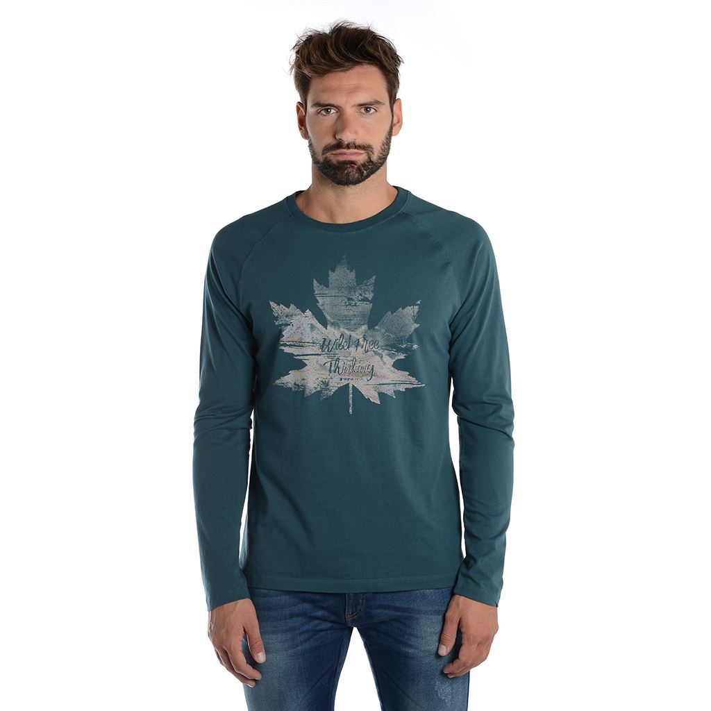 Think Pink T-shirt Uomo Manica Lunga fw1804 In Saldo