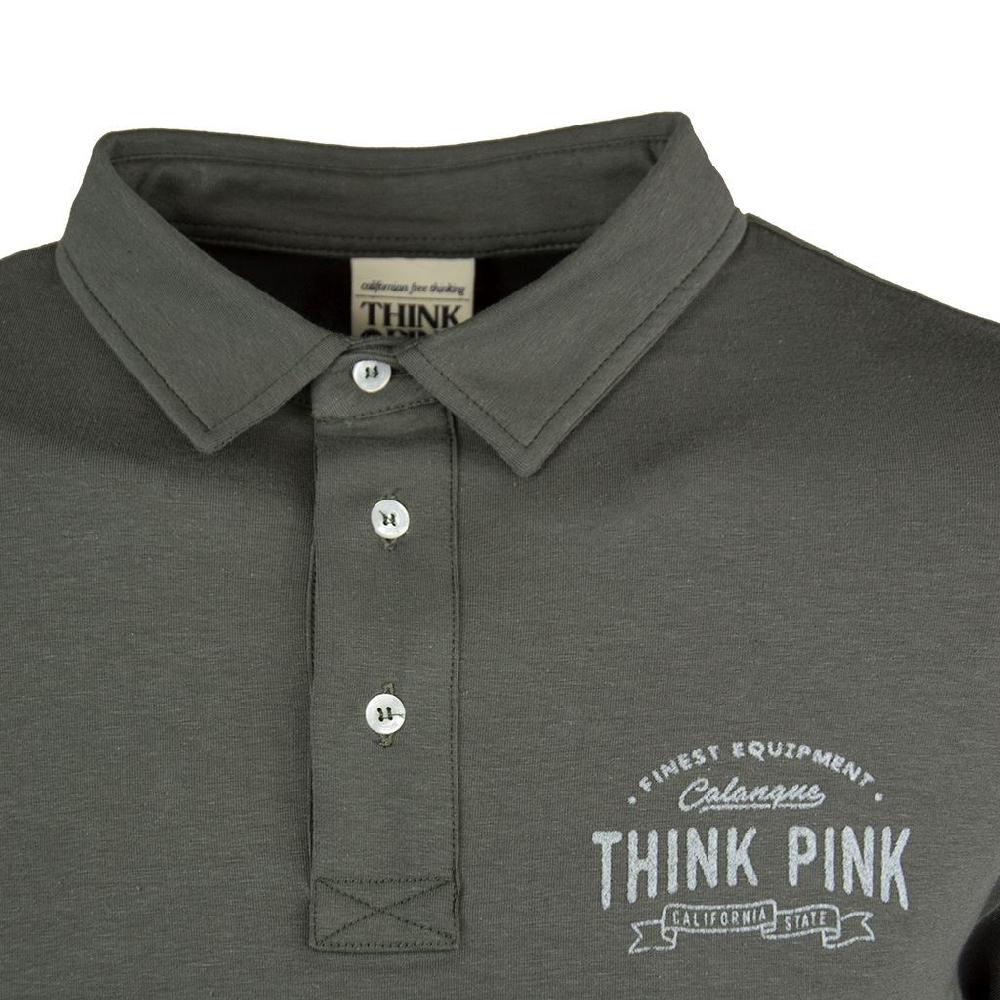 Think Pink Polo Uomo Jersey fw1701 Italy