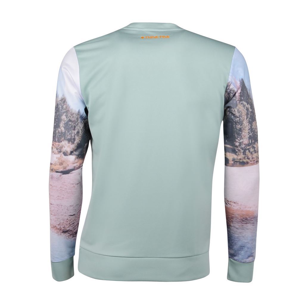 Think Pink Felpa Uomo Girocollo ss1802 Promozione