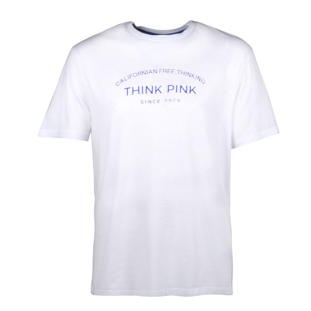 Think Pink T-shirt Uomo Manica Corta ss1802 Negozi Online