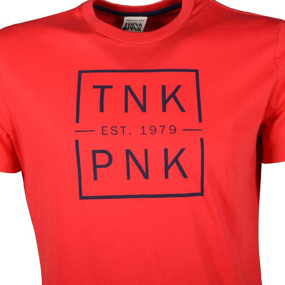 Think Pink T-shirt Uomo Manica Corta ss1813 Affare Del Giorno