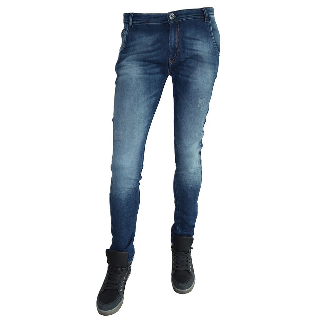 Think Pink Pantaloni Lunghi Uomo effetto denim fw1511 In Saldo