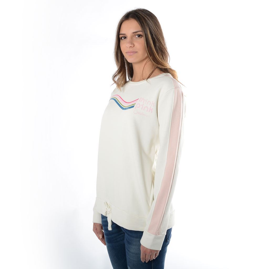 Think Pink Felpa Donna Girocollo ss1904 Shopping Online