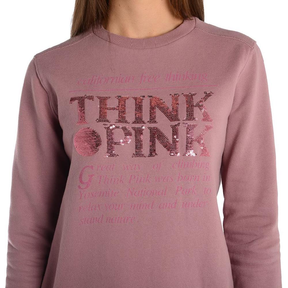 Think Pink Felpa Donna Girocollo fw1800 Presa