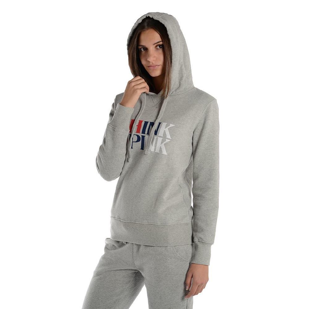 Think Pink Felpa Donna con Cappuccio fw1811 Sconto