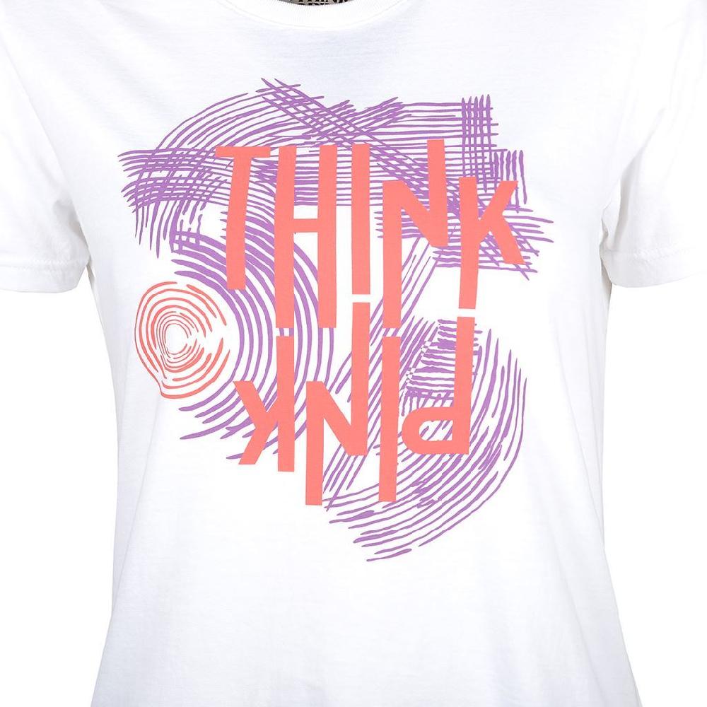 Think Pink T-shirt Donna Manica Corta ss1810 In Vendita