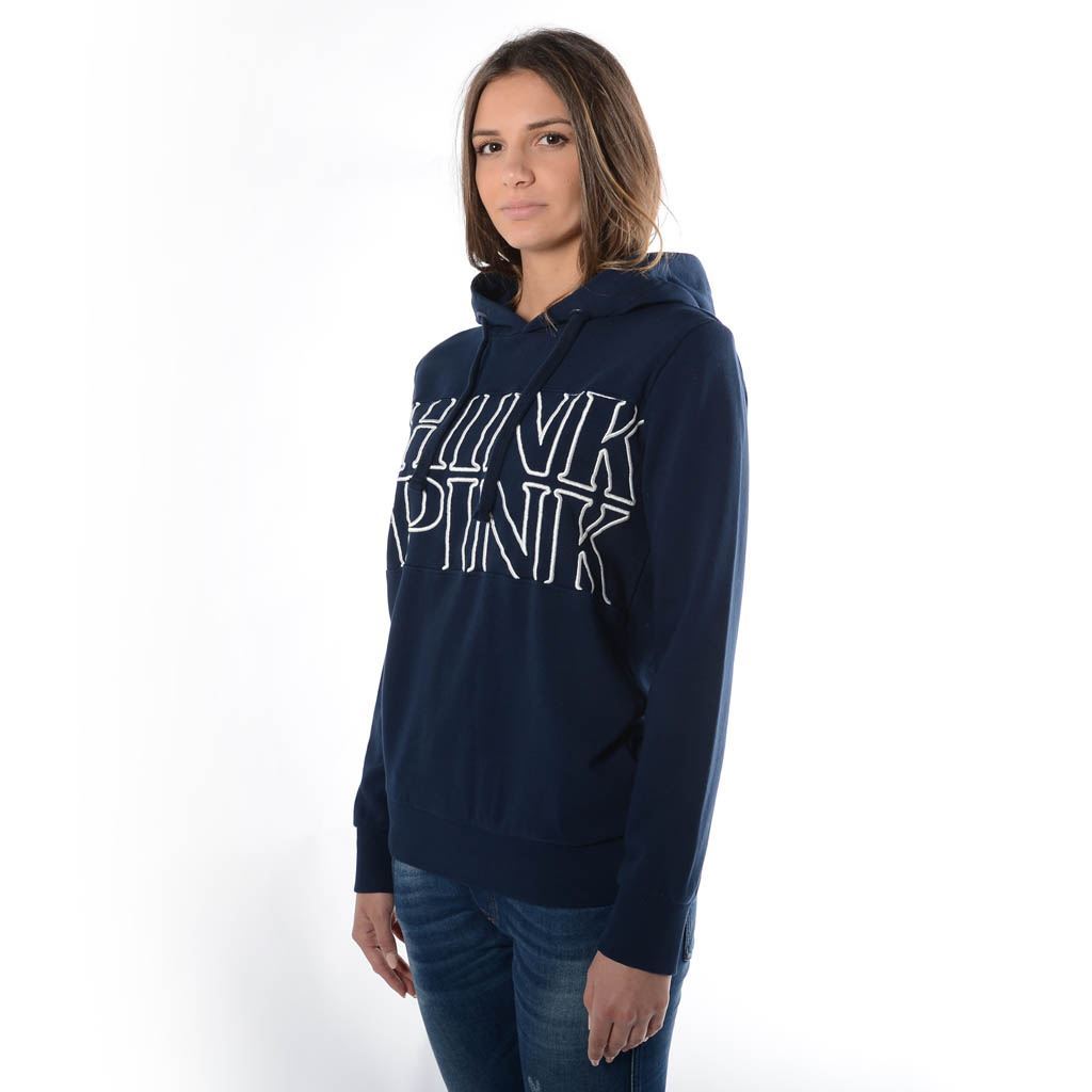 Think Pink Felpa Donna con Cappuccio ss1901 Shopping Online