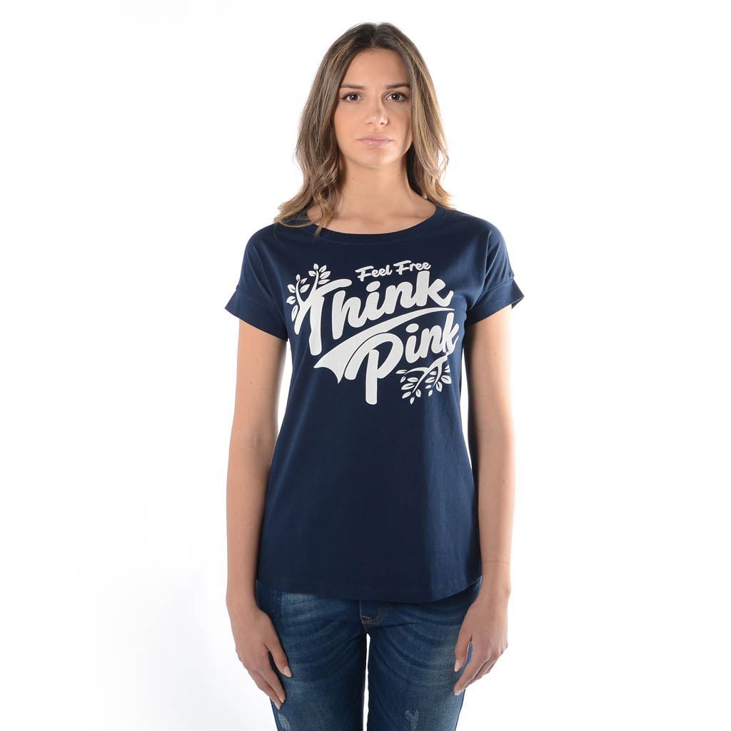 Think Pink T-shirt Donna Manica Corta ss1907 Presa