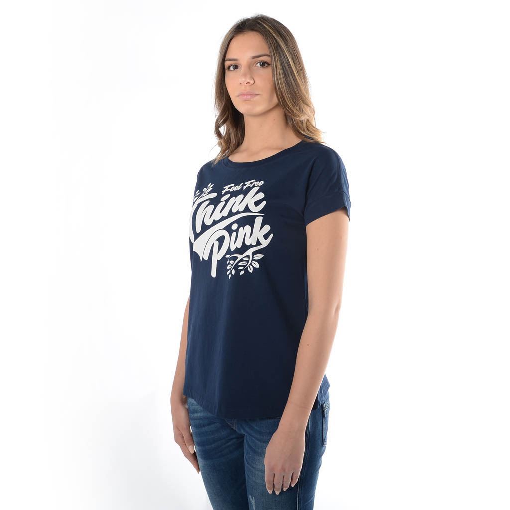 Think Pink T-shirt Donna Manica Corta ss1907 Presa