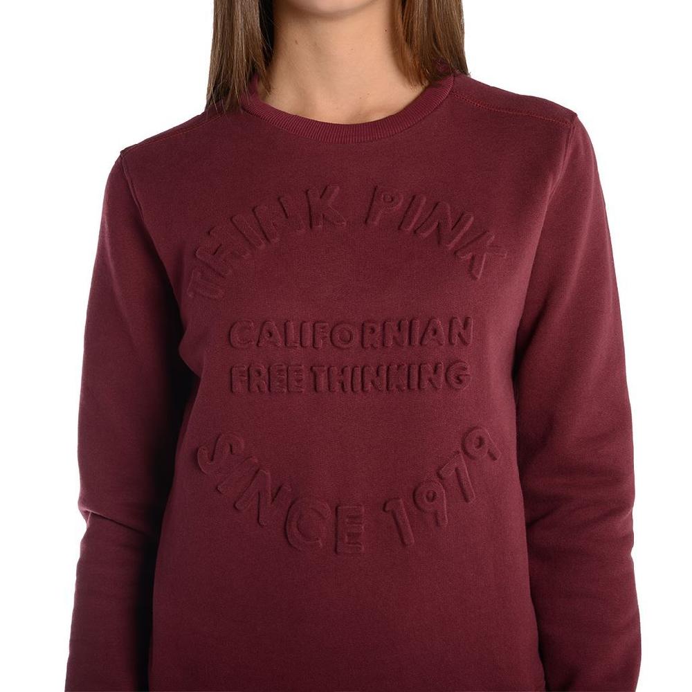 Think Pink Felpa Donna Girocollo fw1801 Saldi