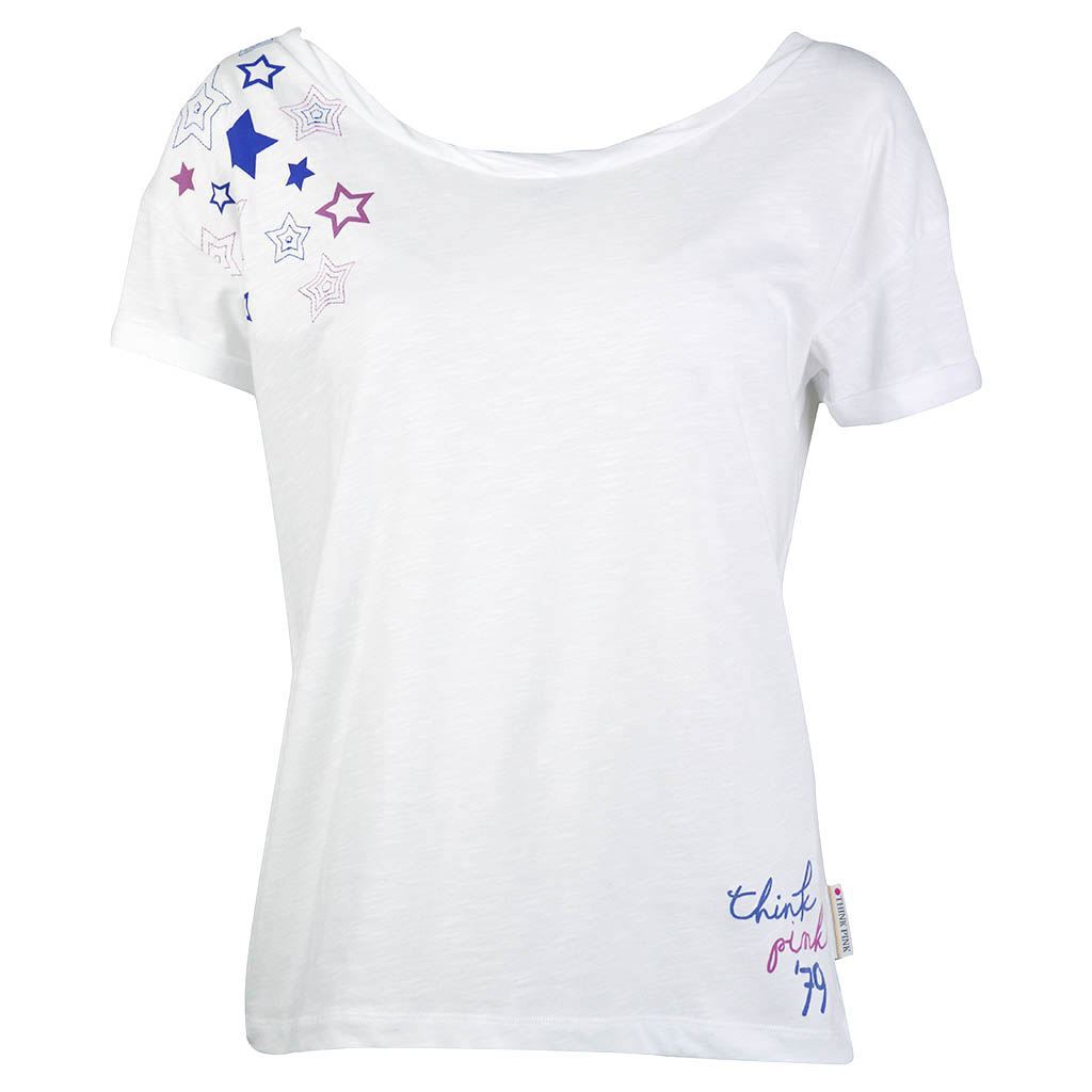 Think Pink T-shirt Donna Manica Corta ss1710 Promozione