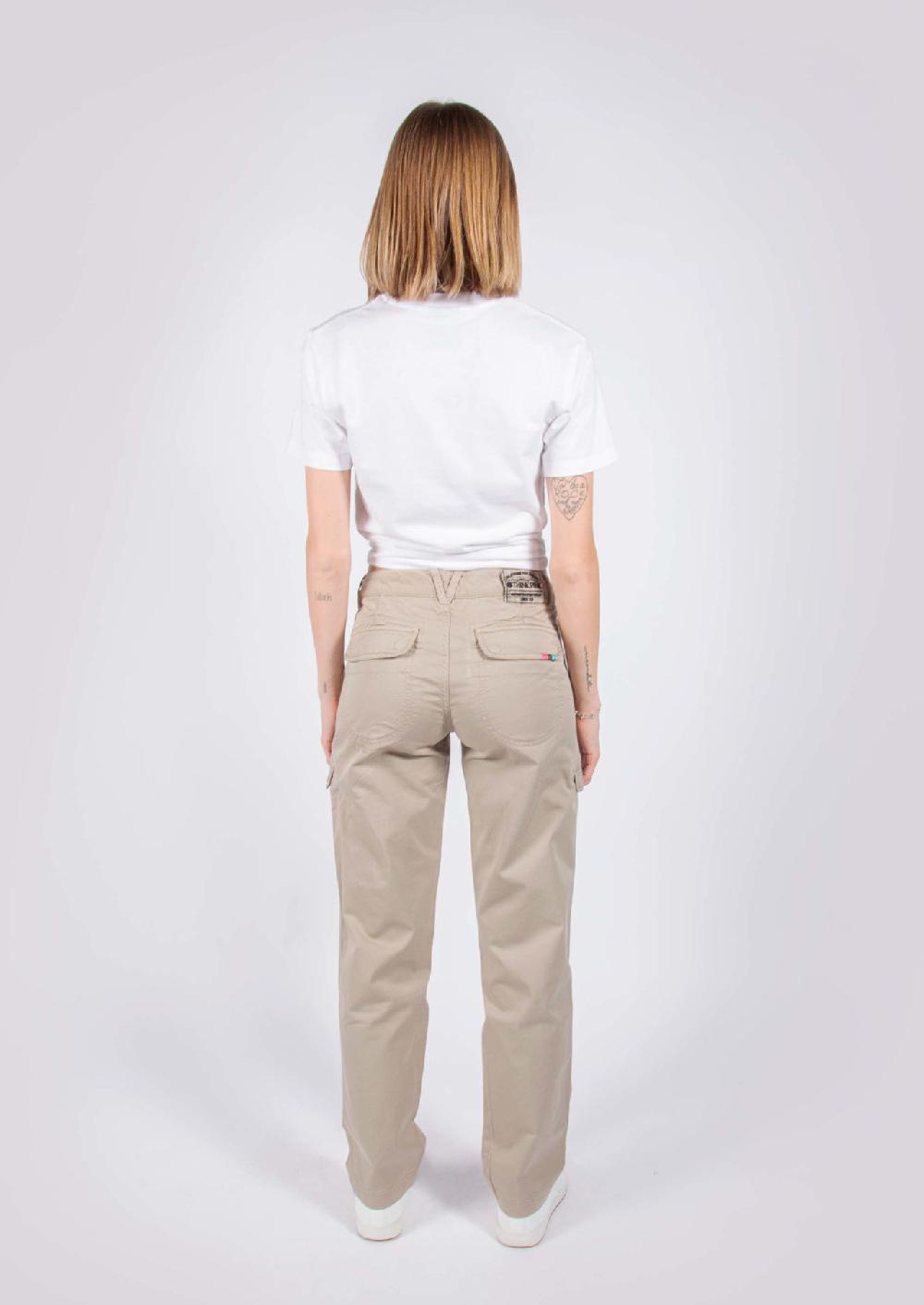 Think Pink Pantaloni lunghi donna con tasconi ss1604 Shopping Online
