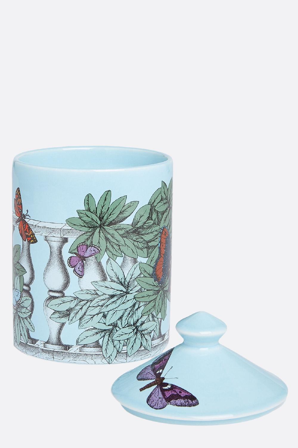 FORNASETTI candela profumata Se Poi con Decoro Farfalle e Balaustra Vendita Economica