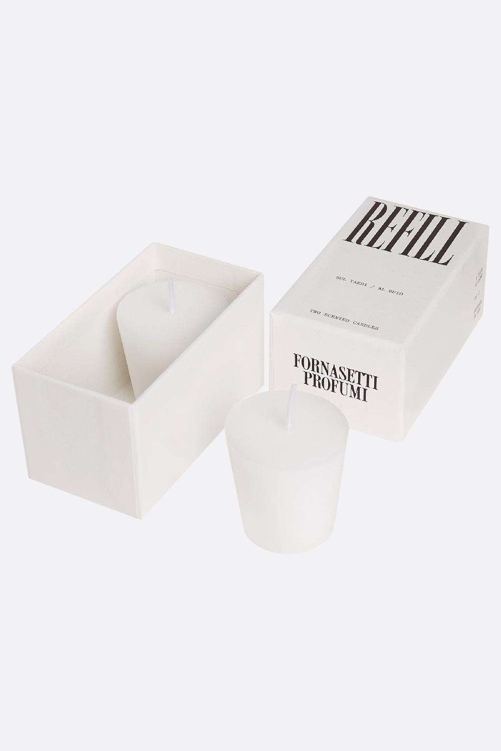 FORNASETTI set di due Refill candela profumata Al Buio e Sul Tardi Vendite Flash