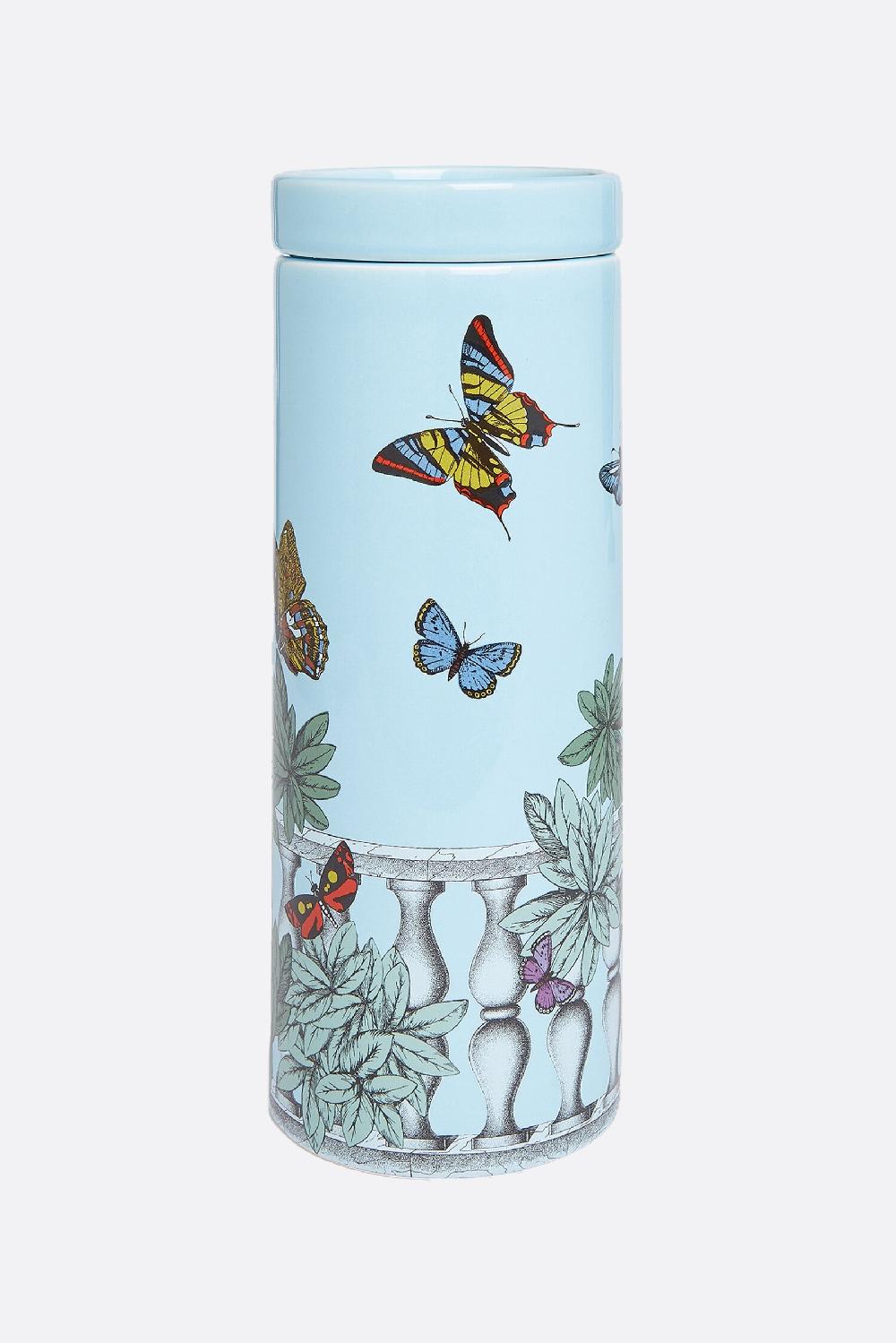 FORNASETTI set tre candele profumate Nel Mentre con Decoro Farfalle e Balaustra In Saldo