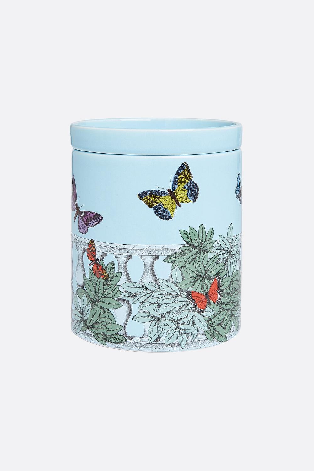 FORNASETTI set tre candele profumate Nel Mentre con Decoro Farfalle e Balaustra In Saldo