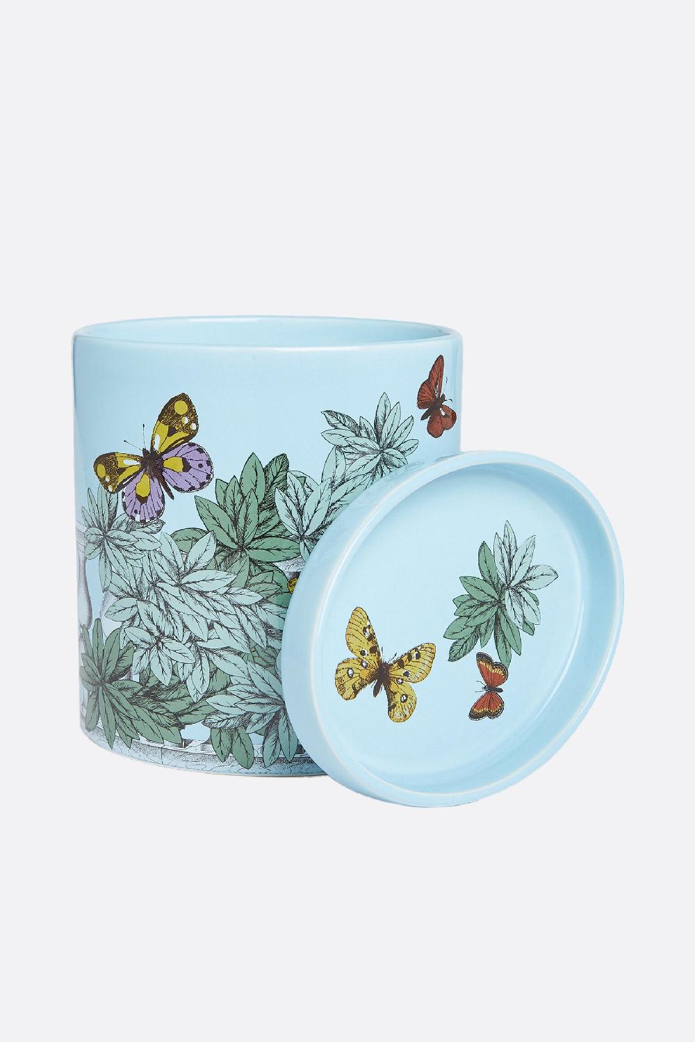 FORNASETTI candela profumata grande Decoro Farfalle e Balaustra Nuova