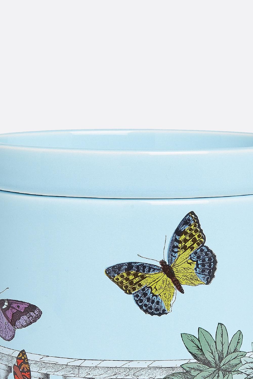 FORNASETTI candela profumata grande Decoro Farfalle e Balaustra Nuova