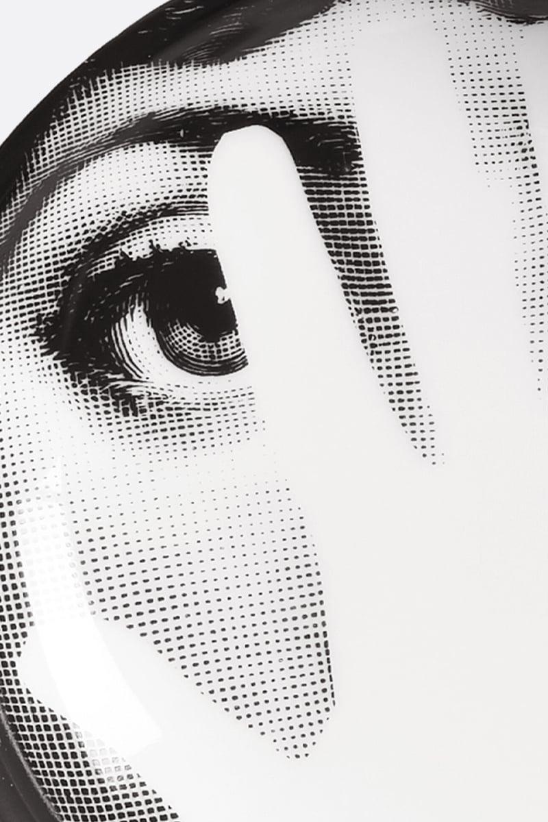FORNASETTI posacenere rotondo Tema e Variazioni N° 16 in porcellana Qualità Garantita