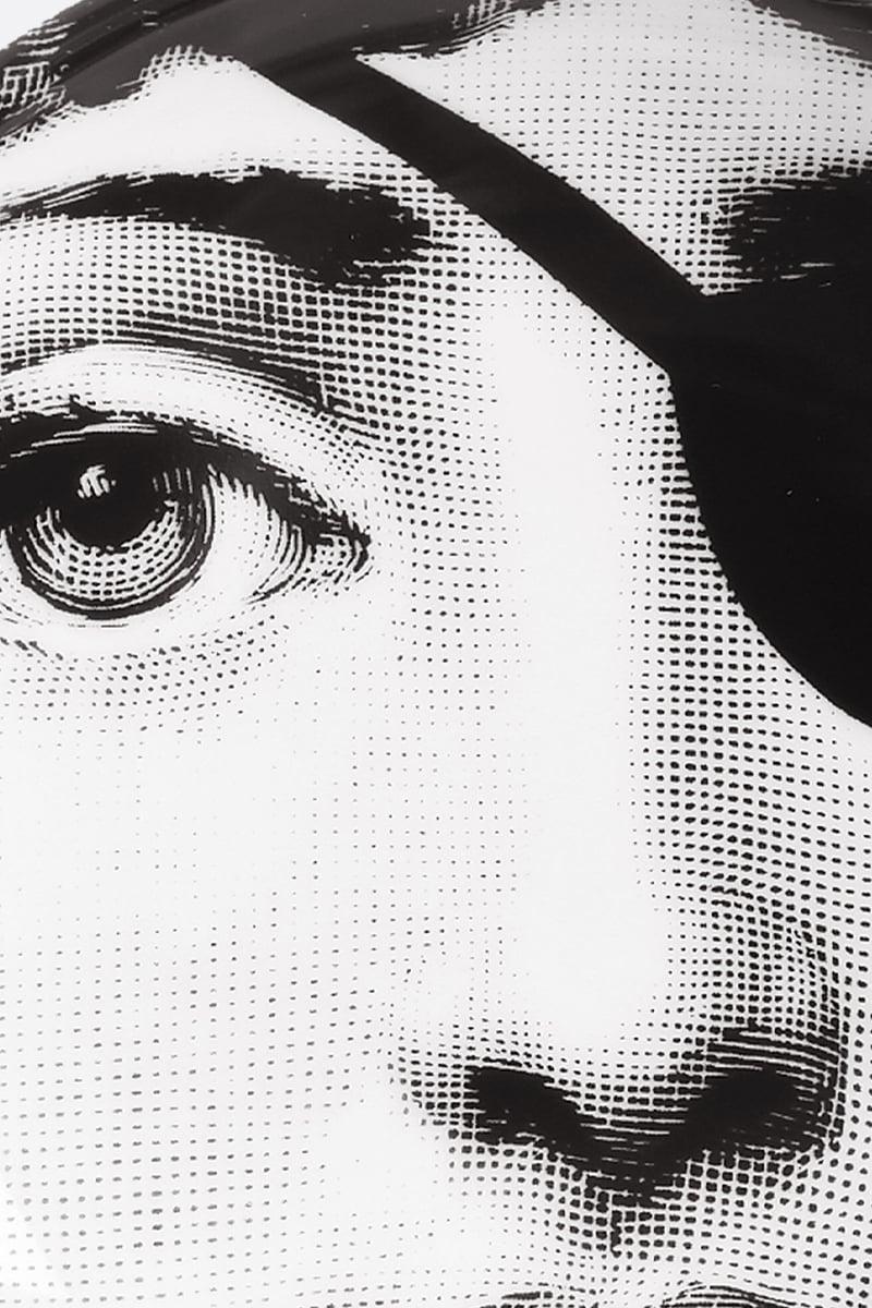 FORNASETTI posacenere rotondo Tema e Variazioni N° 8 in porcellana 2025