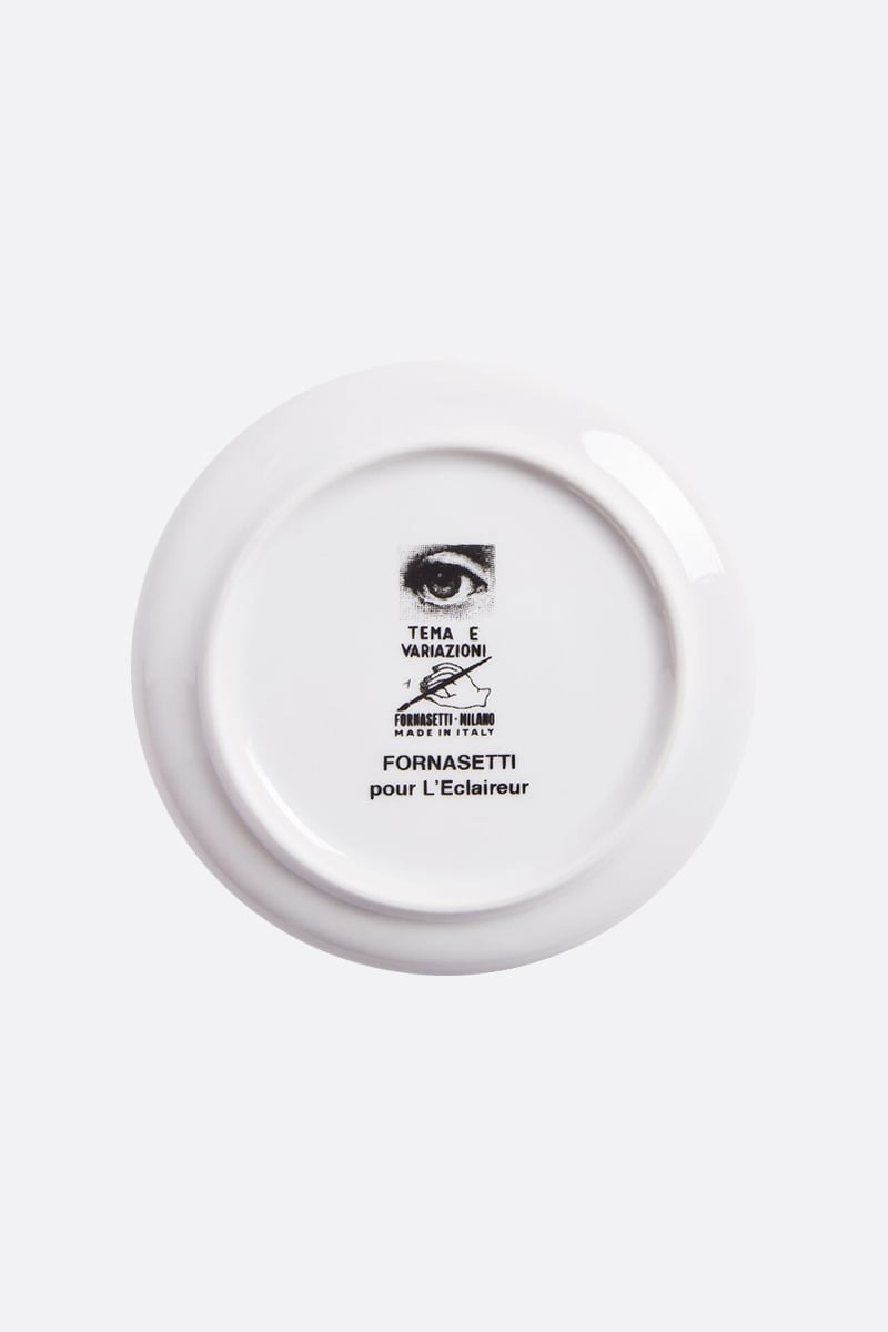 FORNASETTI sottobicchiere Tema e Variazioni N° 1 in porcellana Vendita