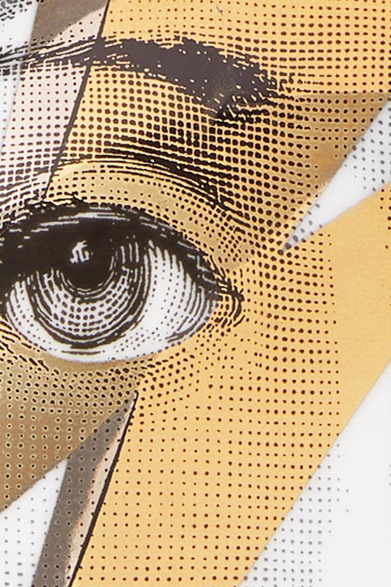 FORNASETTI posacenere rotondo Tema e Variazioni N° 375 in porcellana Promozione