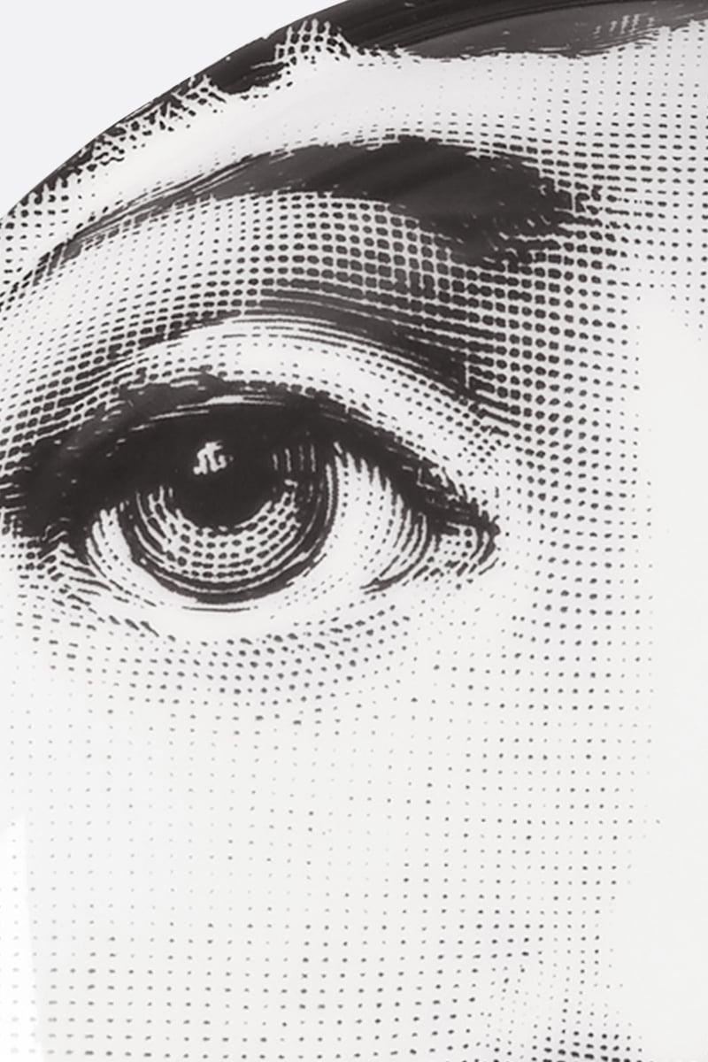 FORNASETTI posacenere rotondo Tema e Variazioni N° 1 in porcellana Spedizione Gratuita