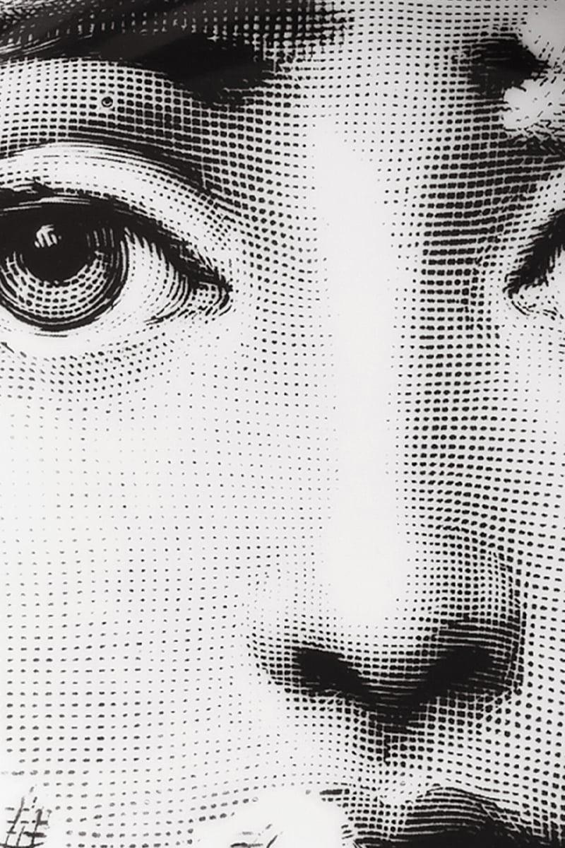 FORNASETTI posacenere rotondo Tema e Variazioni N° 139 in porcellana Novità