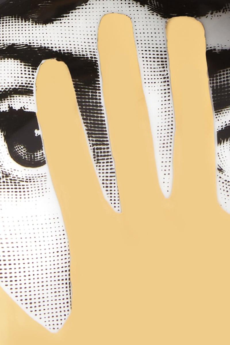 FORNASETTI posacenere rotondo Tema e Variazioni N° 16 in porcellana Qualità Garantita