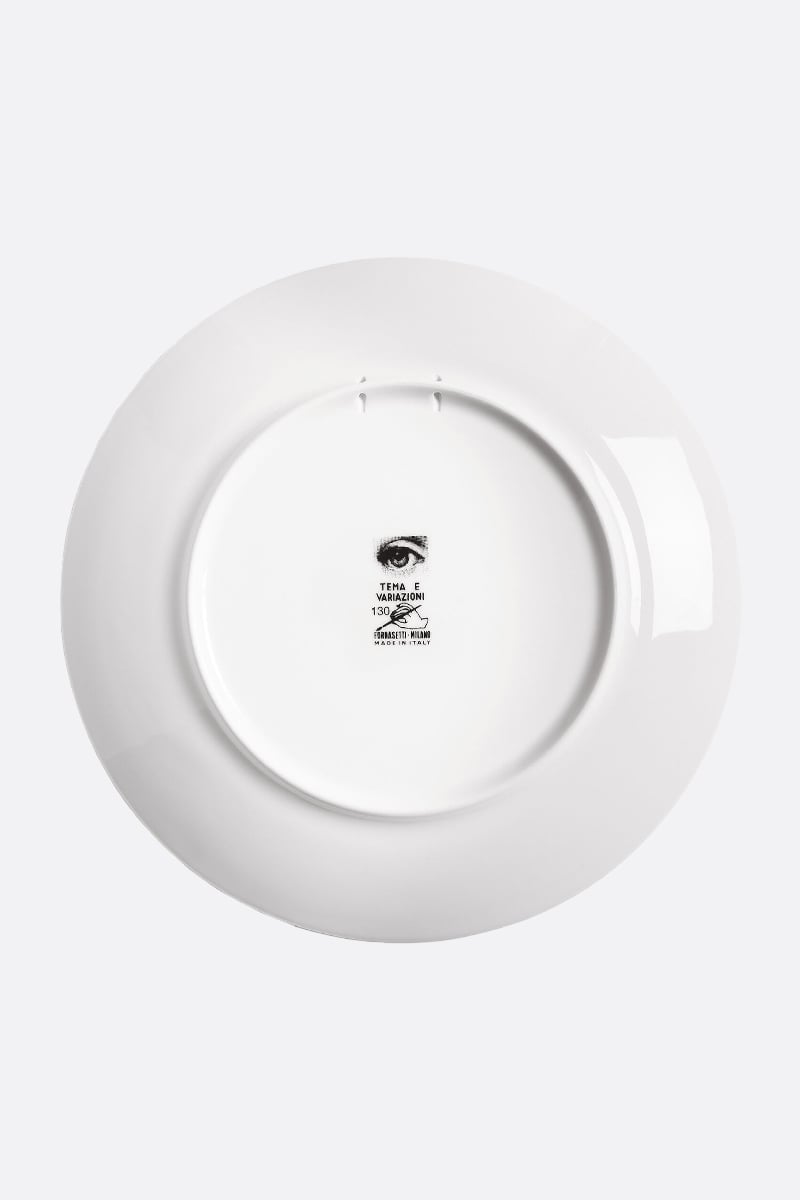 FORNASETTI piatto Tema e Variazioni N° 130 in porcellana Promozione Limitata