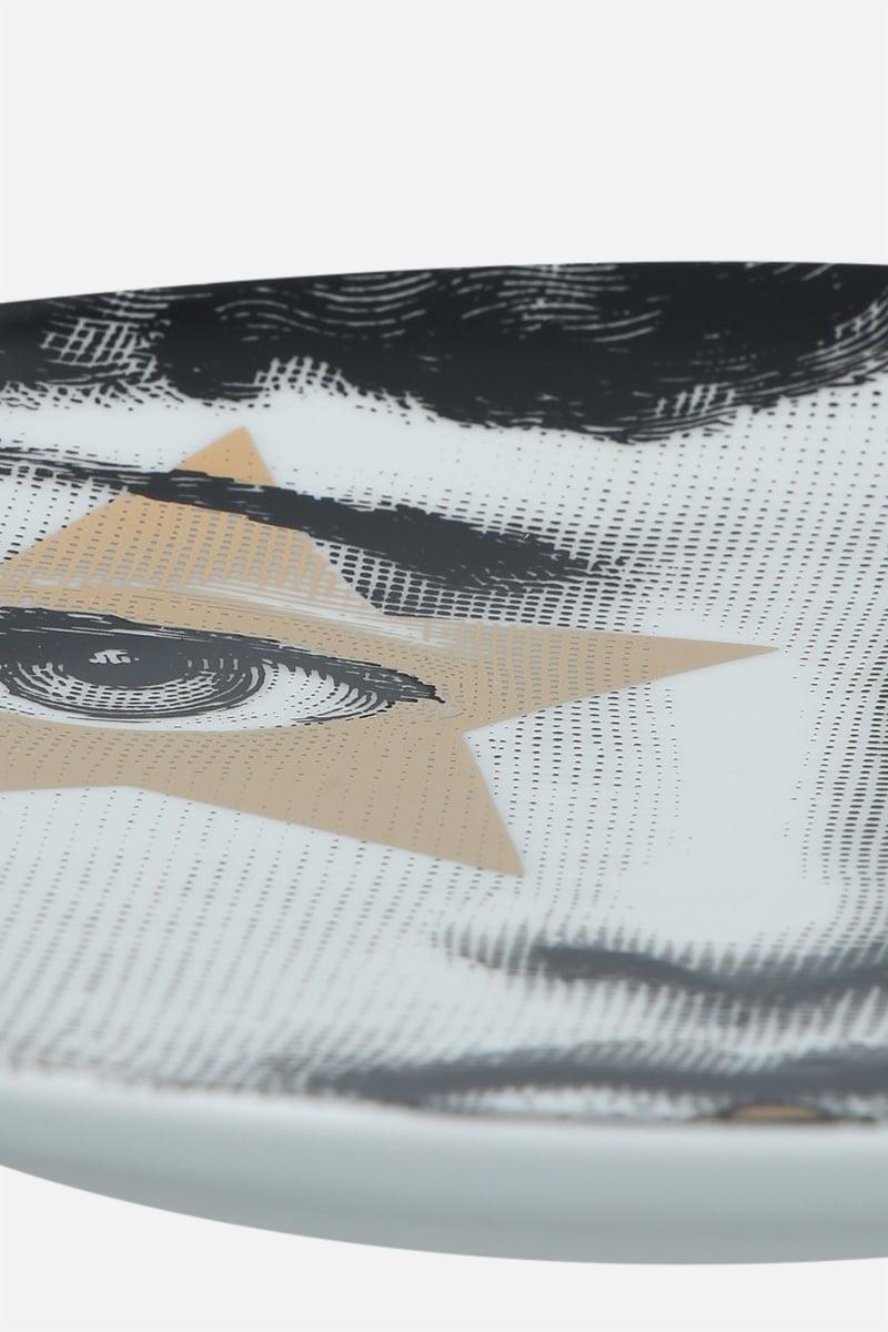 FORNASETTI piatto Tema e Variazioni N° 381 in porcellana Fino Al -60%