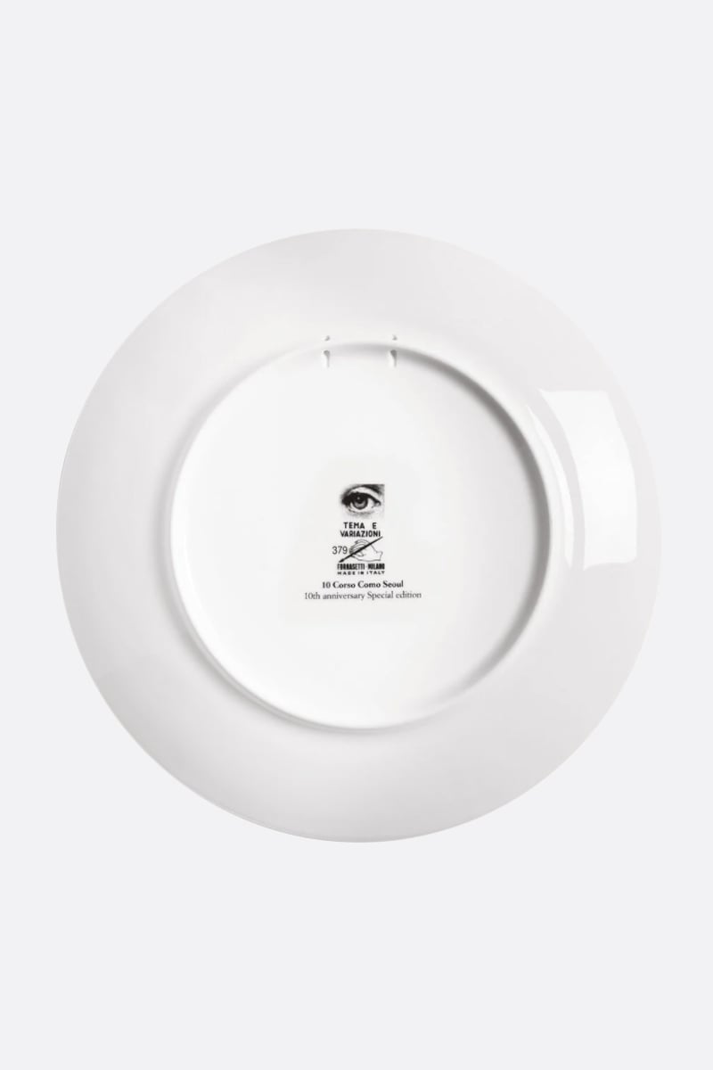 FORNASETTI piatto Tema e Variazioni N° 379 in porcellana Sottocosto