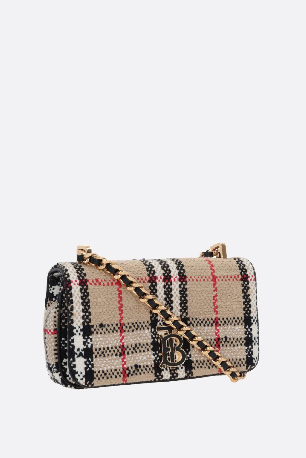 BURBERRY borsa a tracolla Lola mini in bouclé Hotsell