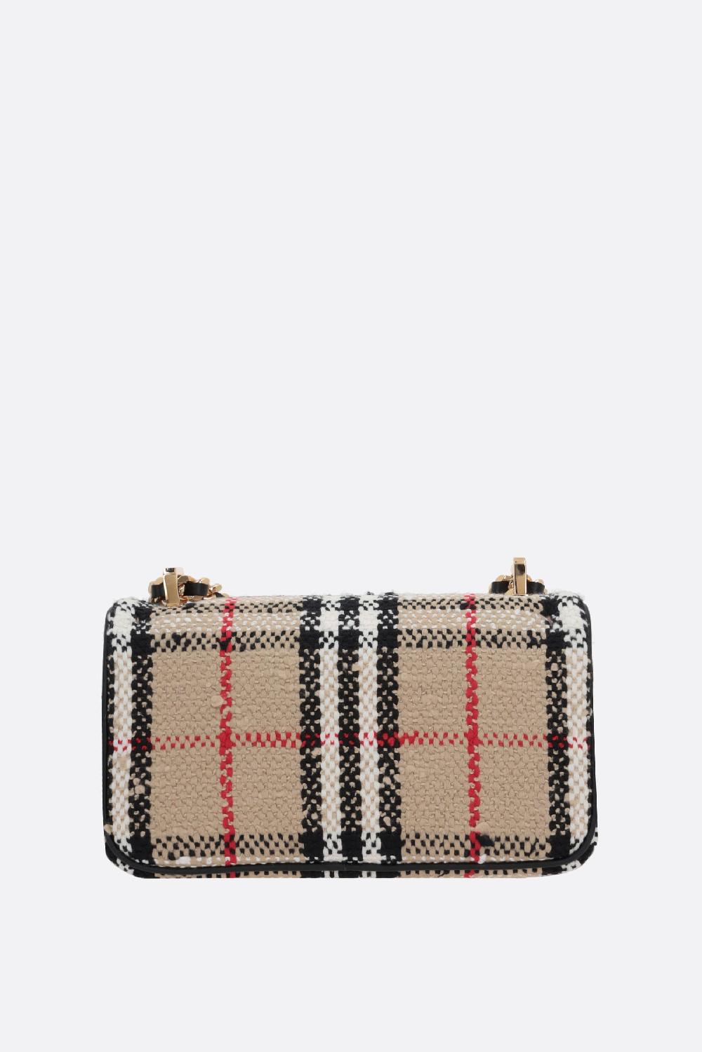BURBERRY borsa a tracolla Lola mini in bouclé Hotsell