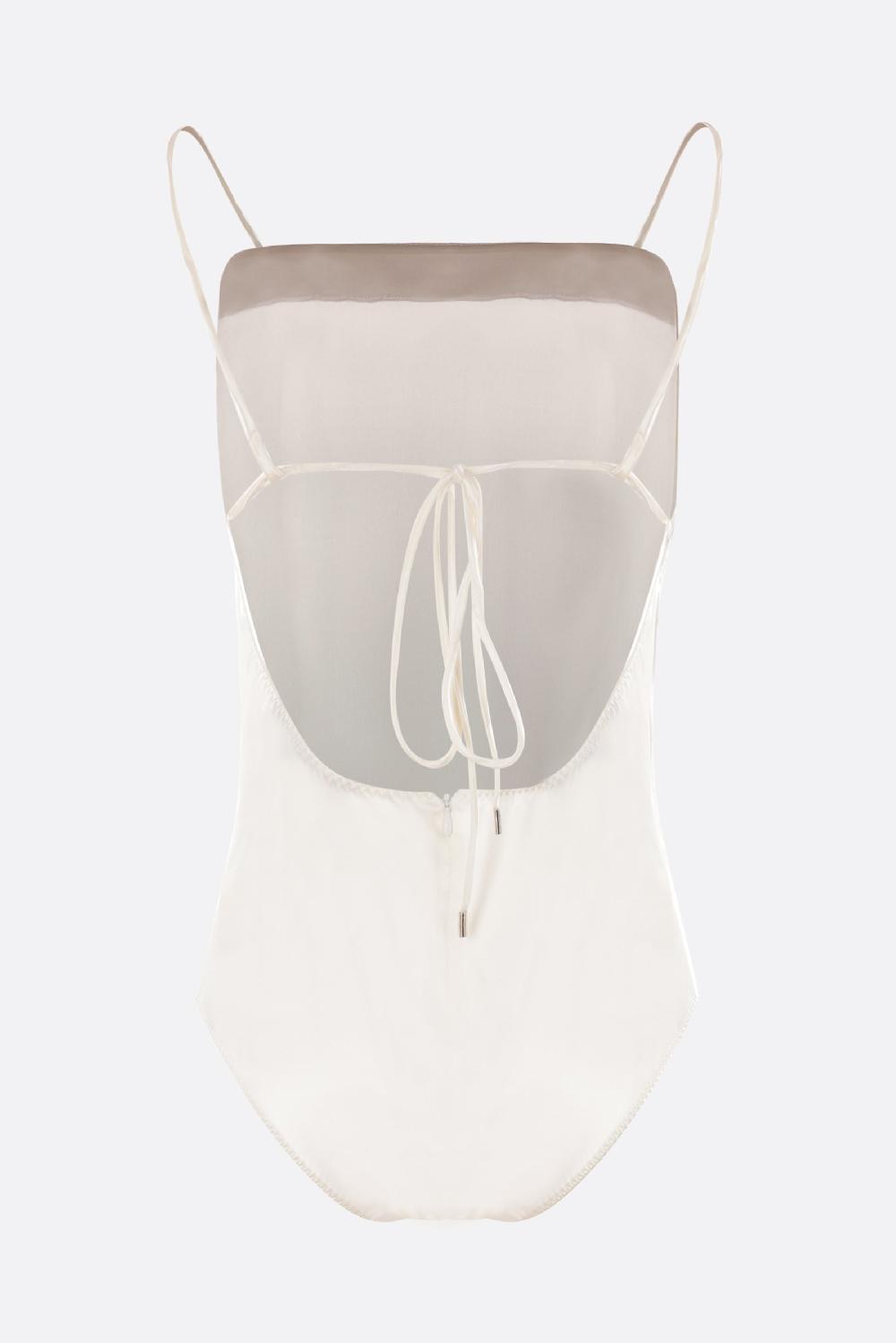 MAX MARA body Rugiada in raso Saldi Di Fabbrica