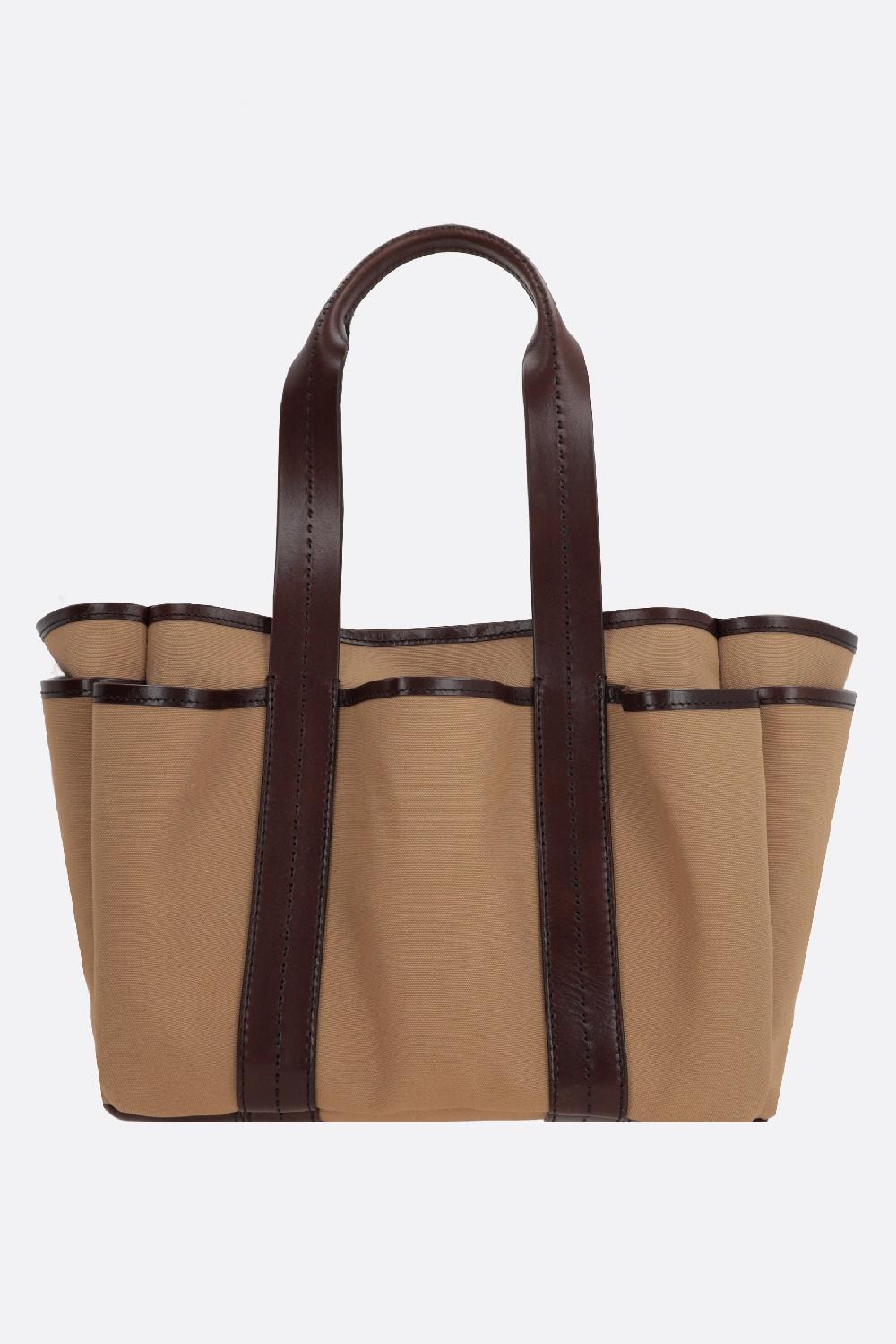 MAX MARA borsa tote Giardiniera in canvas In Saldo