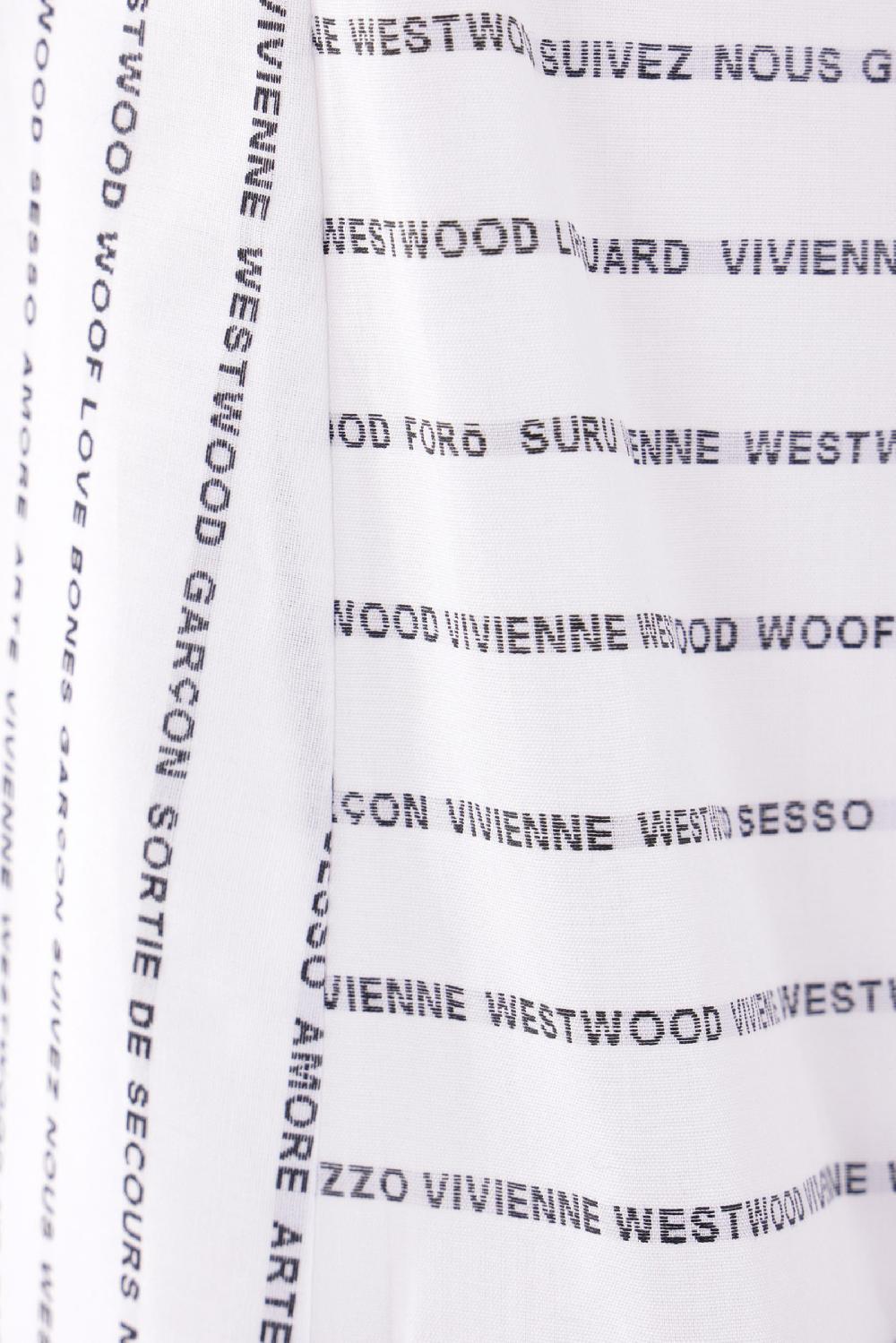 VIVIENNE WESTWOOD camicia a maniche corte Bagatelle in popeline stampato Nuova
