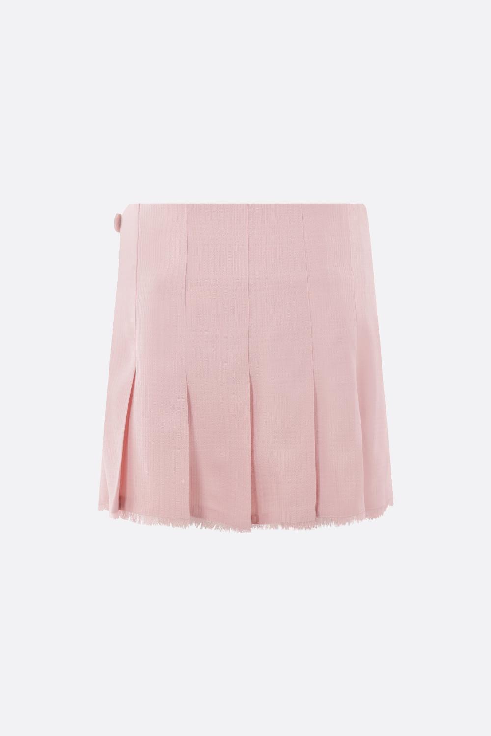 BURBERRY gonna kilt in lana 2025
