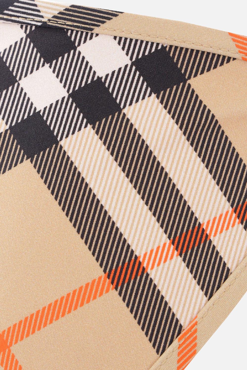 BURBERRY slip bikini in nylon stretch Check Offerta per la Festa della Mamma