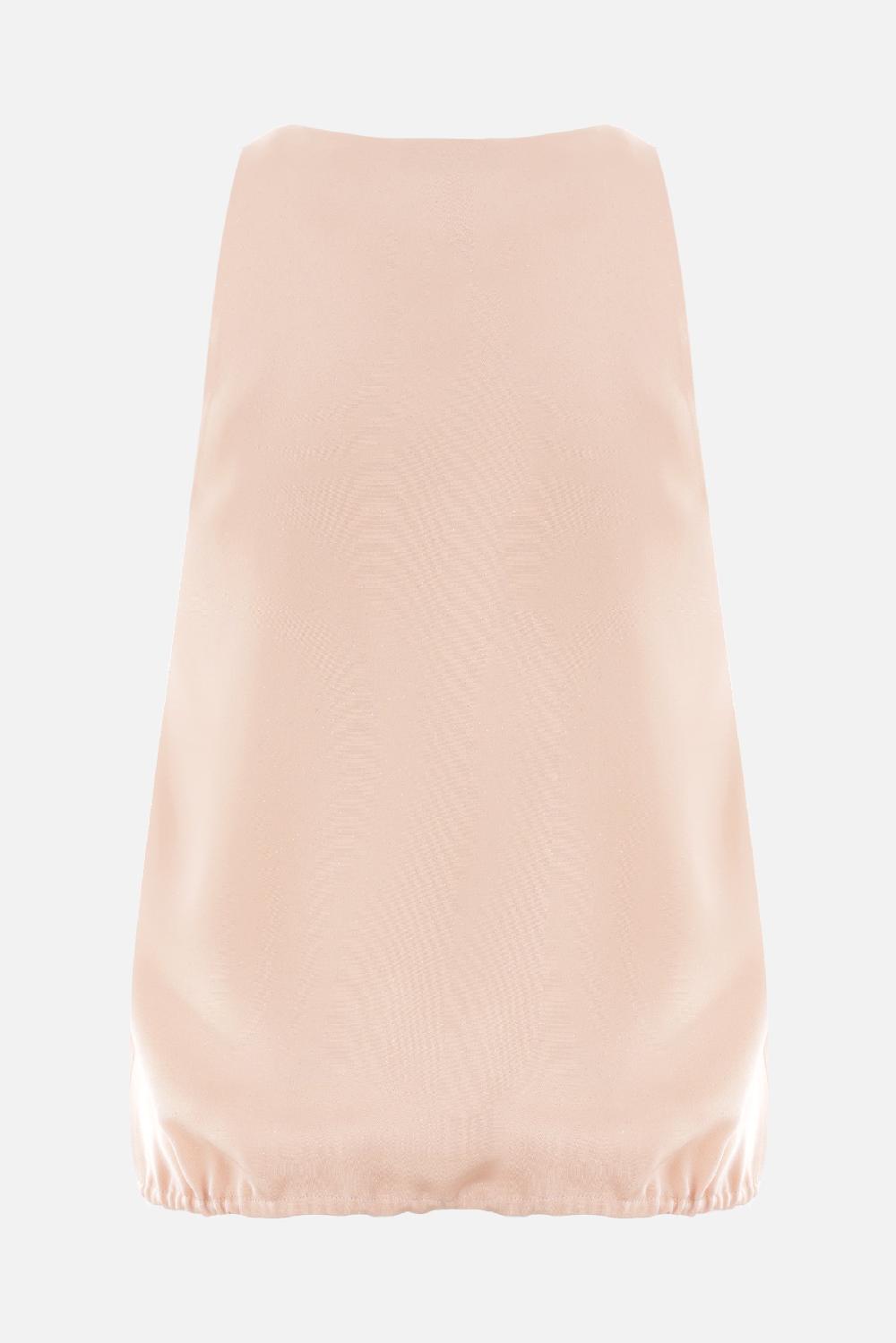 GIORGIO ARMANI top smanicato in seta marocaine glitter Offerta