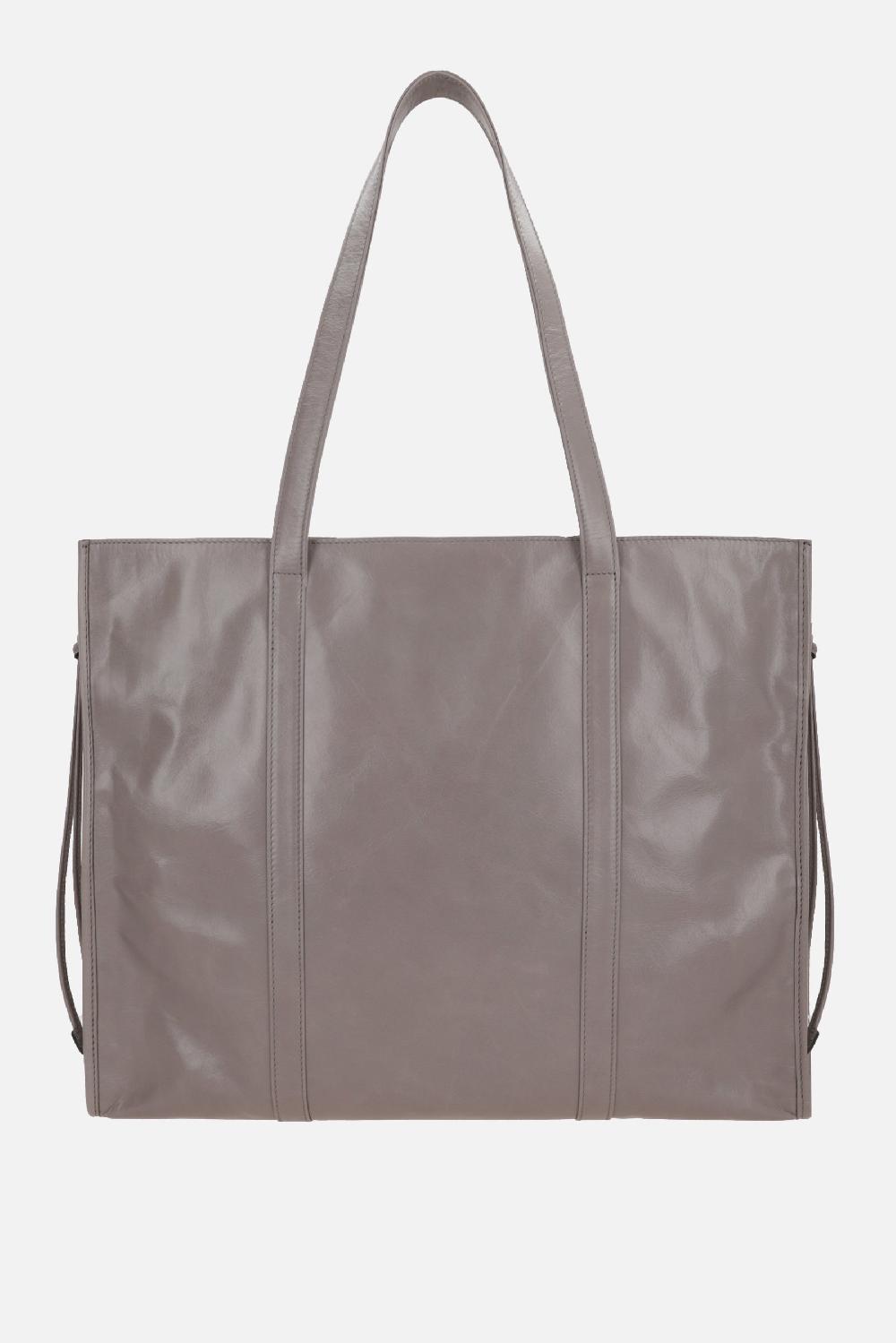 PRADA borsa tote large in pelle Soft Lux Saldi