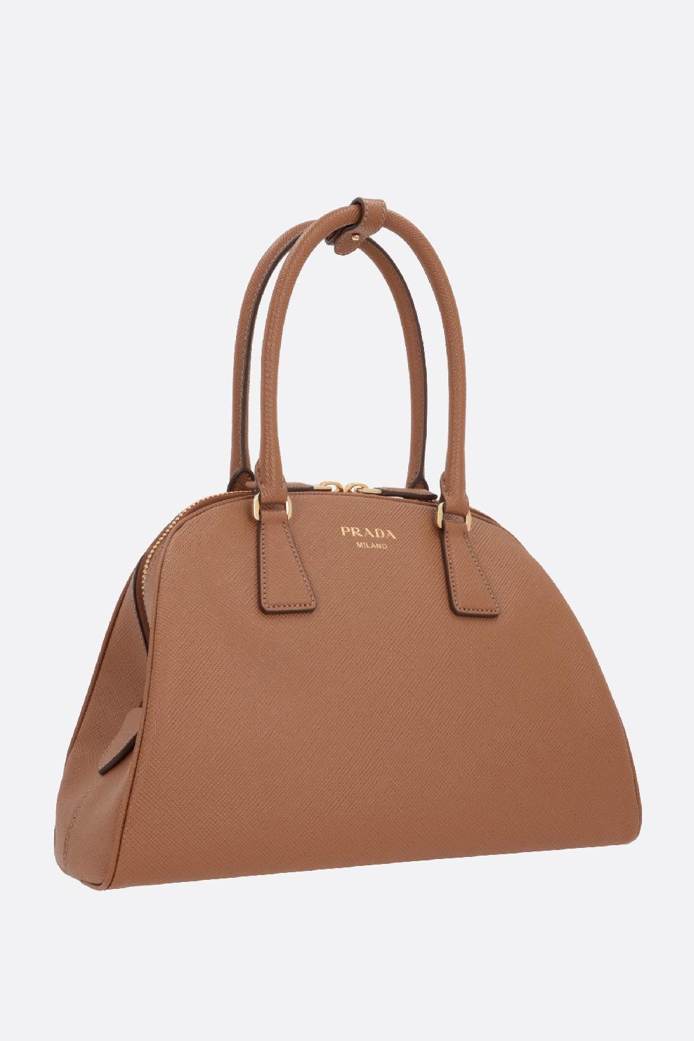 PRADA borsa a mano media in pelle Saffiano Offerte